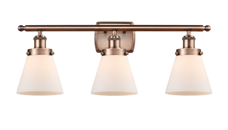 Innovations 916-3W-AC-G61-LED LED Bath Vanity, Antique Copper