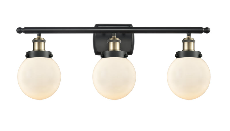 Innovations 916-3W-BAB-G201-6-LED LED Bath Vanity, Black Antique Brass