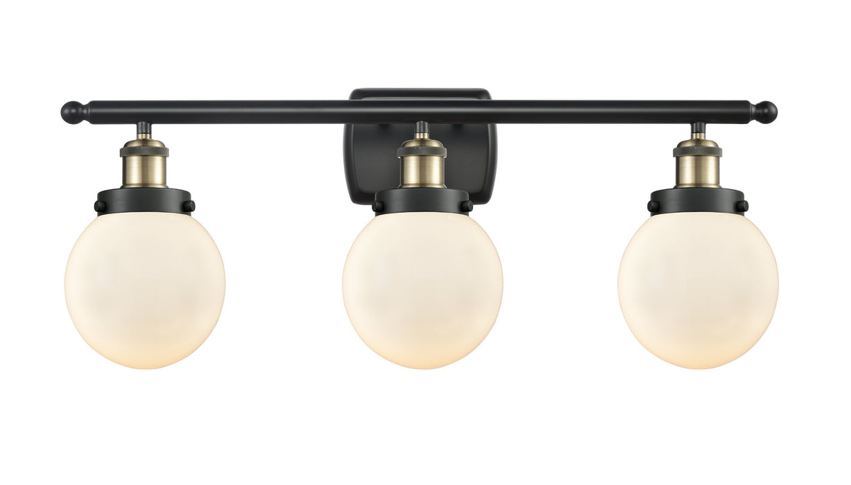 Innovations 916-3W-BAB-G201-6-LED LED Bath Vanity, Black Antique Brass