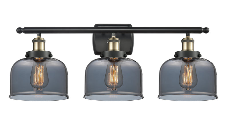 Innovations 916-3W-BAB-G73 Three Light Bath Vanity, Black Antique Brass