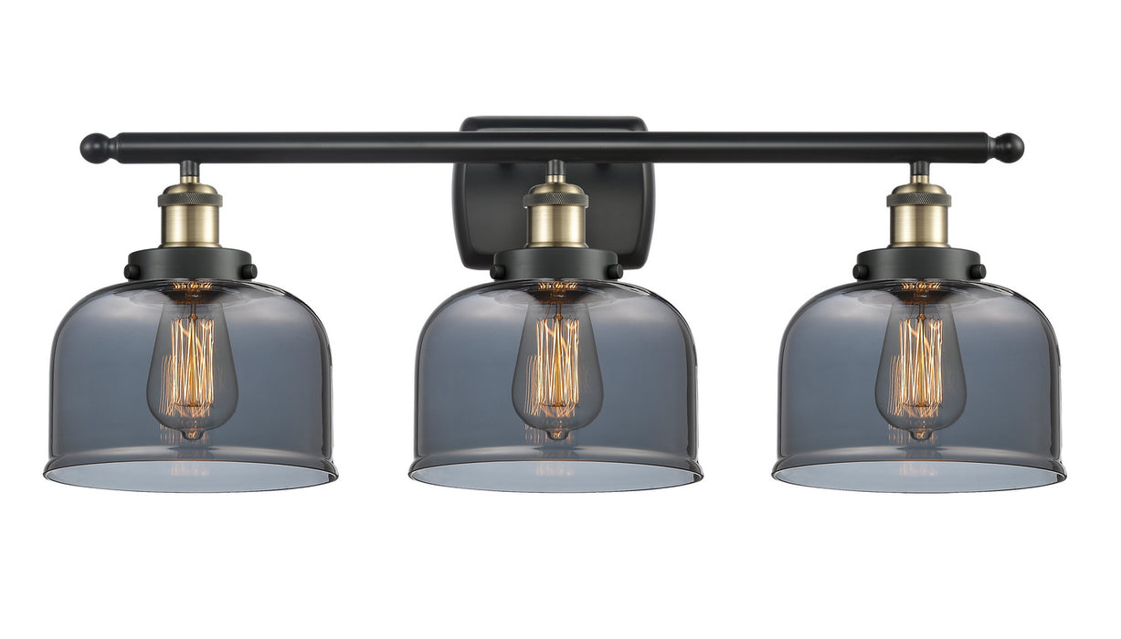 Innovations 916-3W-BAB-G73 Three Light Bath Vanity, Black Antique Brass