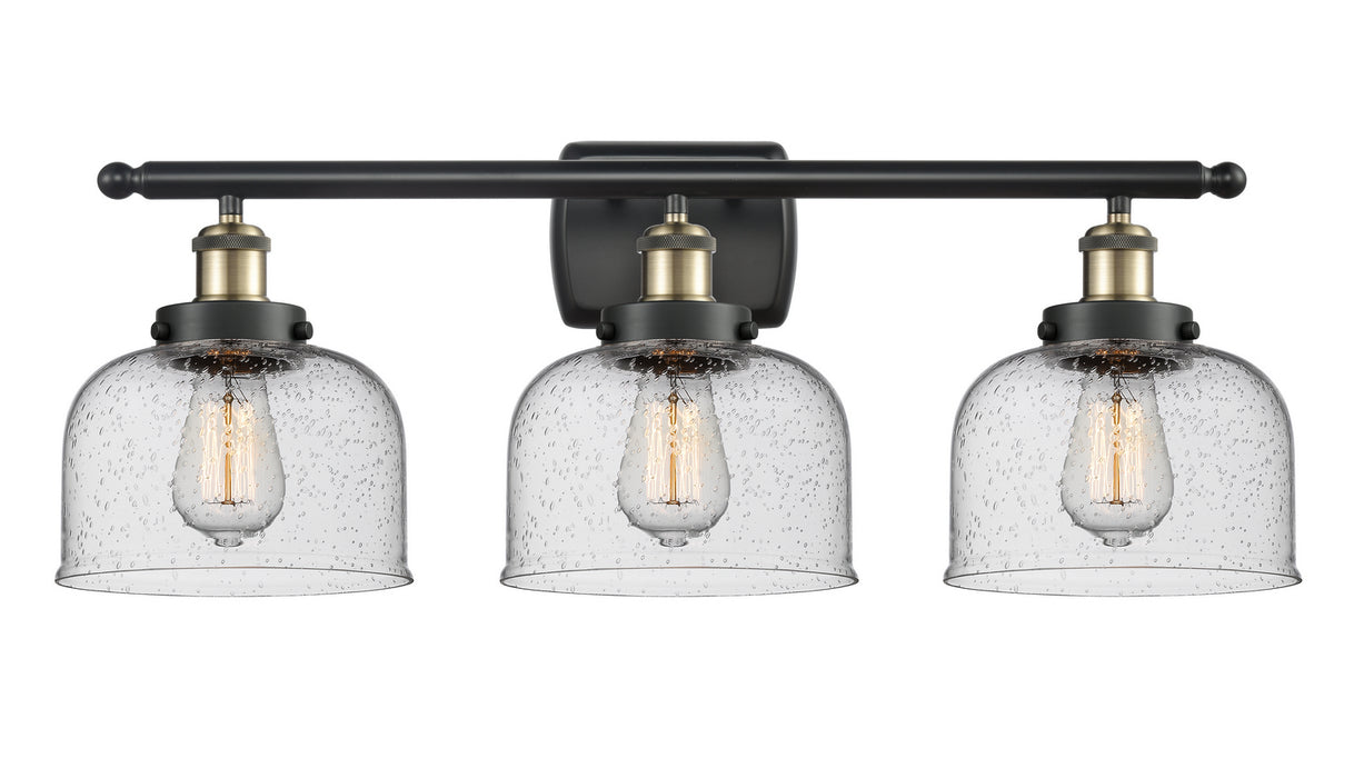 Innovations 916-3W-BAB-G74 Three Light Bath Vanity, Black Antique Brass