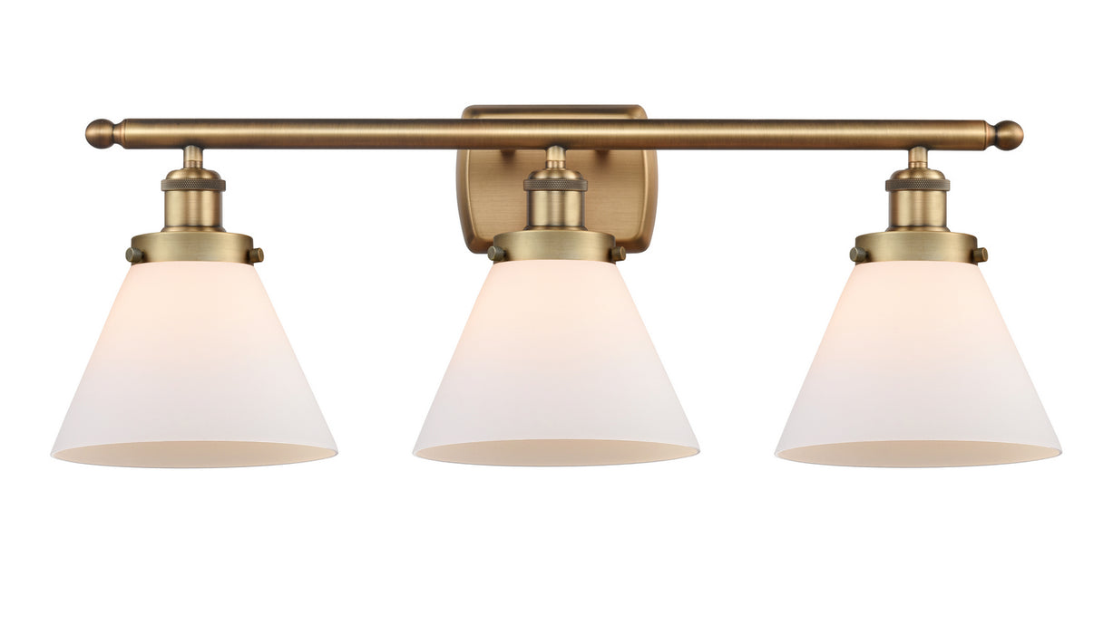 Innovations 916-3W-BB-G41 Three Light Bath Vanity, Brushed Brass
