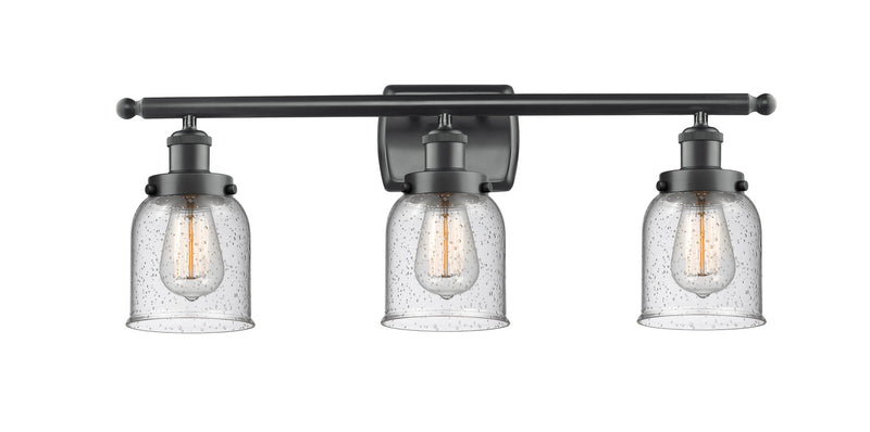 Innovations 916-3W-BK-G54 Three Light Bath Vanity, Matte Black