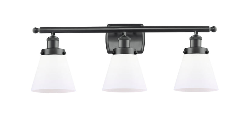 Innovations 916-3W-BK-G61-LED LED Bath Vanity, Matte Black
