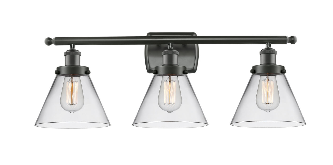 Innovations 916-3W-OB-G42 Three Light Bath Vanity, Oil Rubbed Bronze