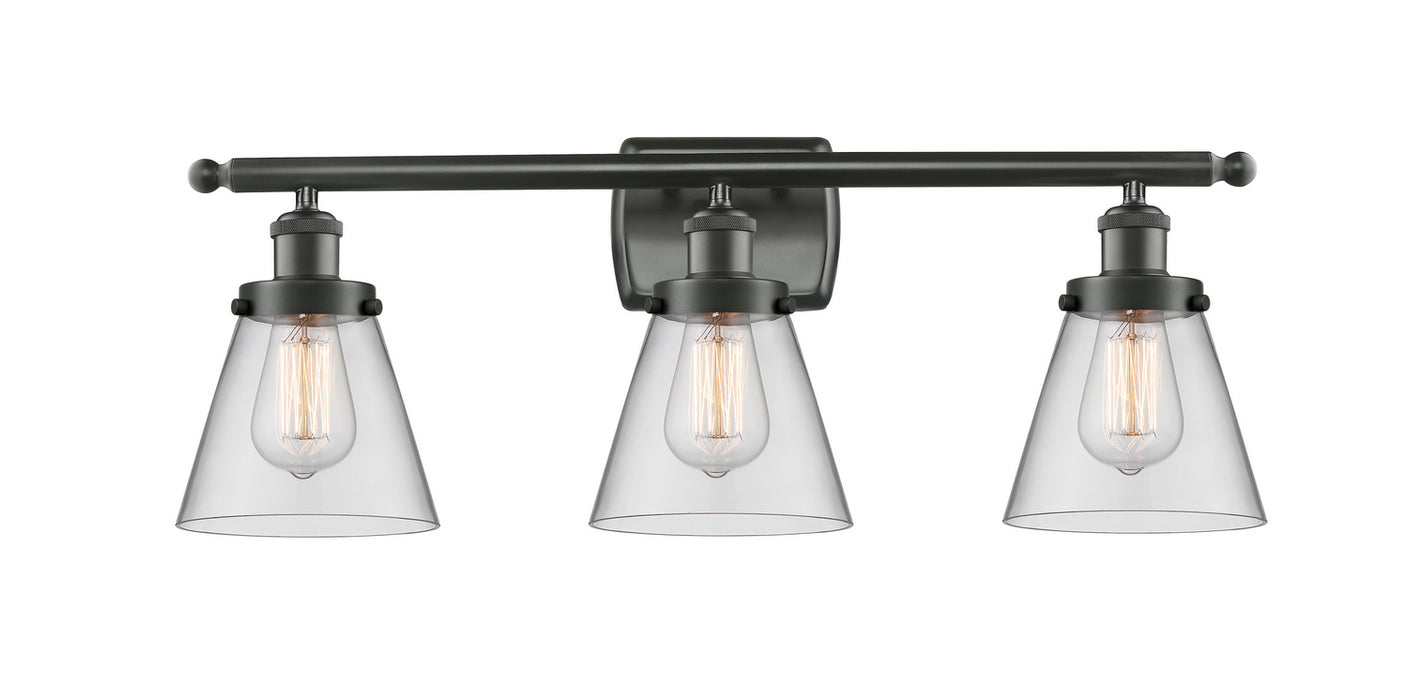 Innovations 916-3W-OB-G62 Three Light Bath Vanity, Oil Rubbed Bronze