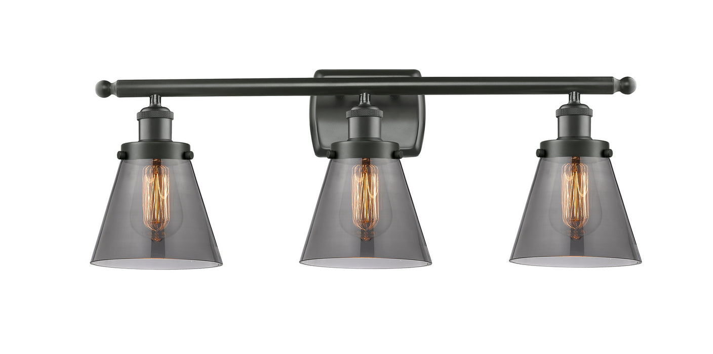 Innovations 916-3W-OB-G63 Three Light Bath Vanity, Oil Rubbed Bronze