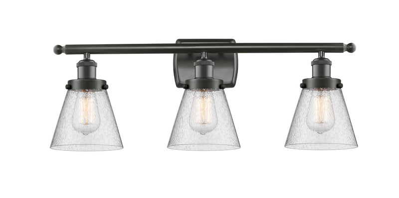 Innovations 916-3W-OB-G64 Three Light Bath Vanity, Oil Rubbed Bronze