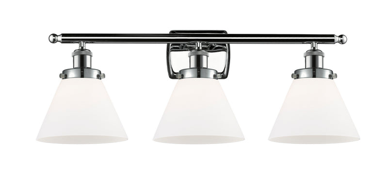 Innovations 916-3W-PC-G41 Three Light Bath Vanity, Polished Chrome