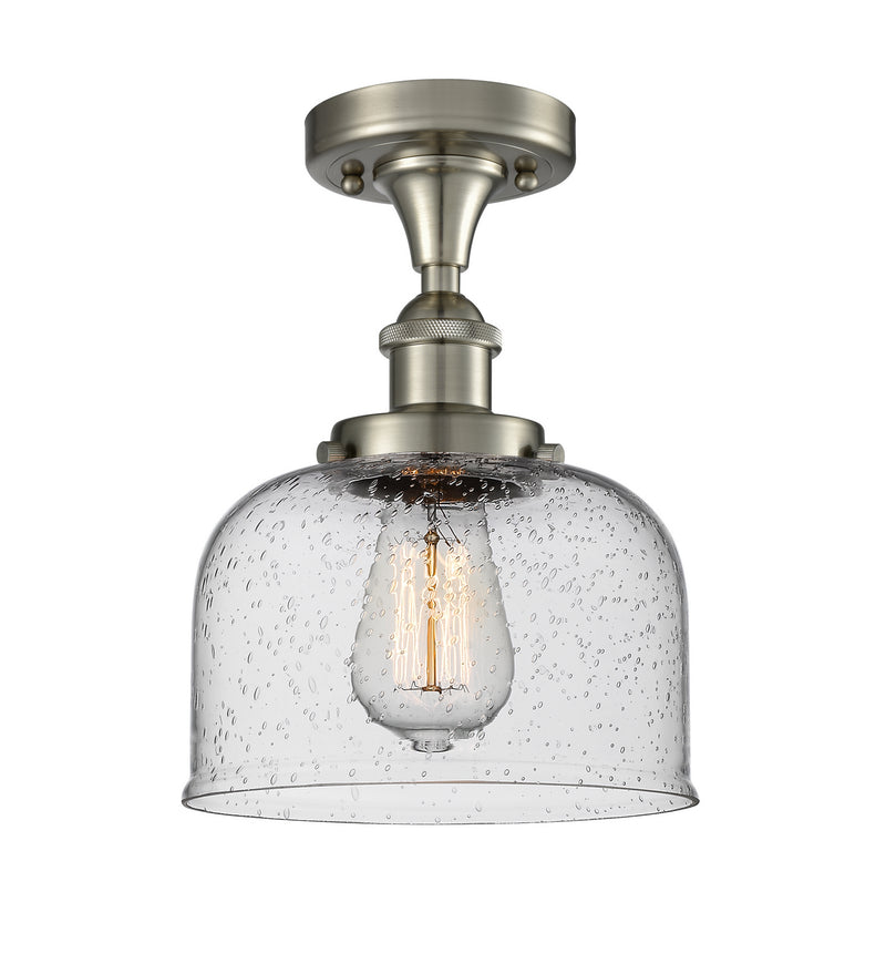 Innovations 916-1C-SN-G74-LED LED Semi-Flush Mount, Brushed Satin Nickel