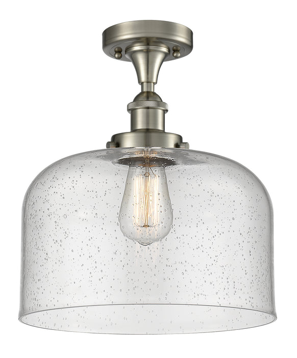 Innovations 916-1C-SN-G74-L-LED LED Semi-Flush Mount, Brushed Satin Nickel