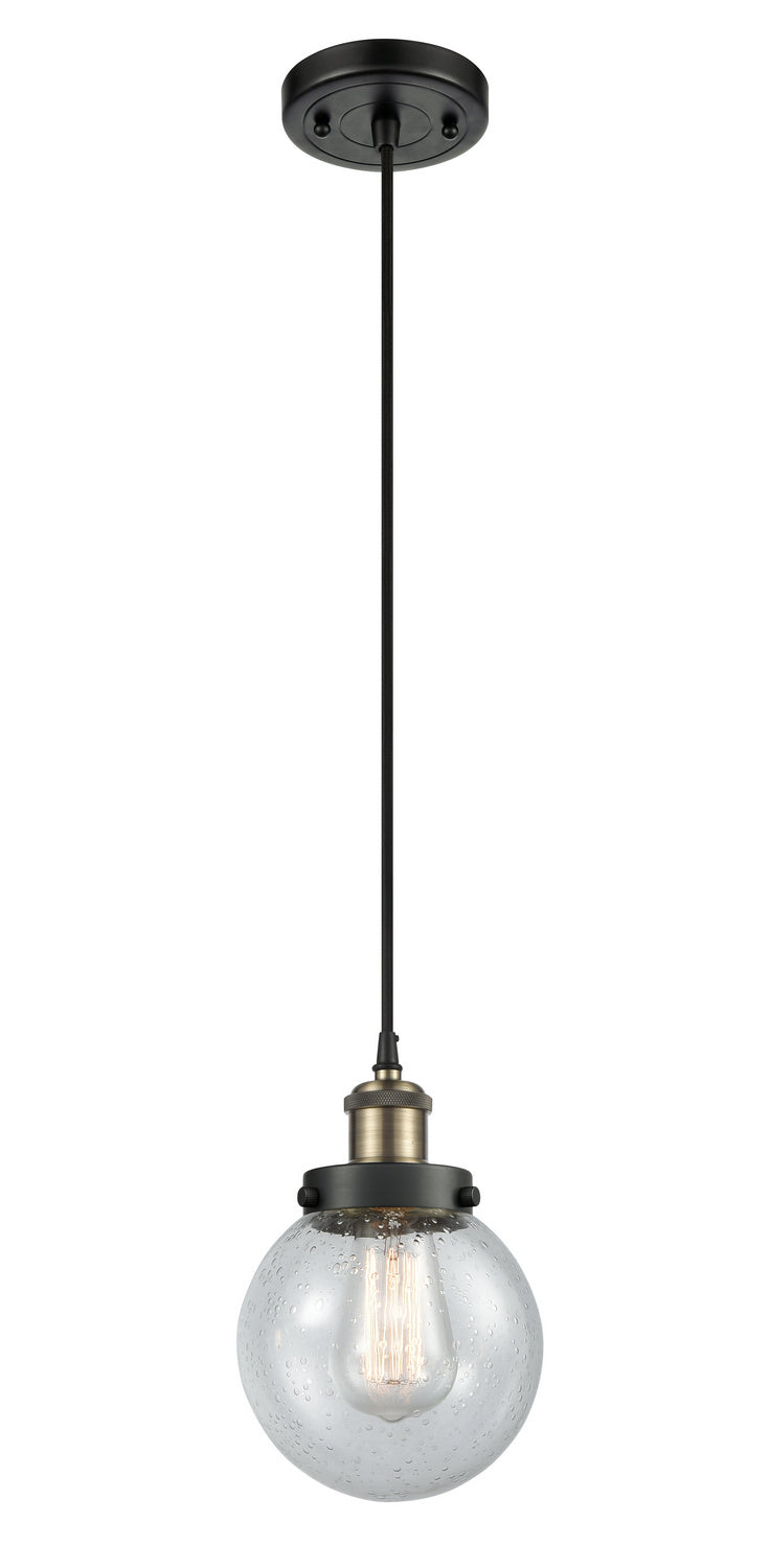 Innovations 916-1P-BAB-G204-6-LED LED Mini Pendant, Black Antique Brass