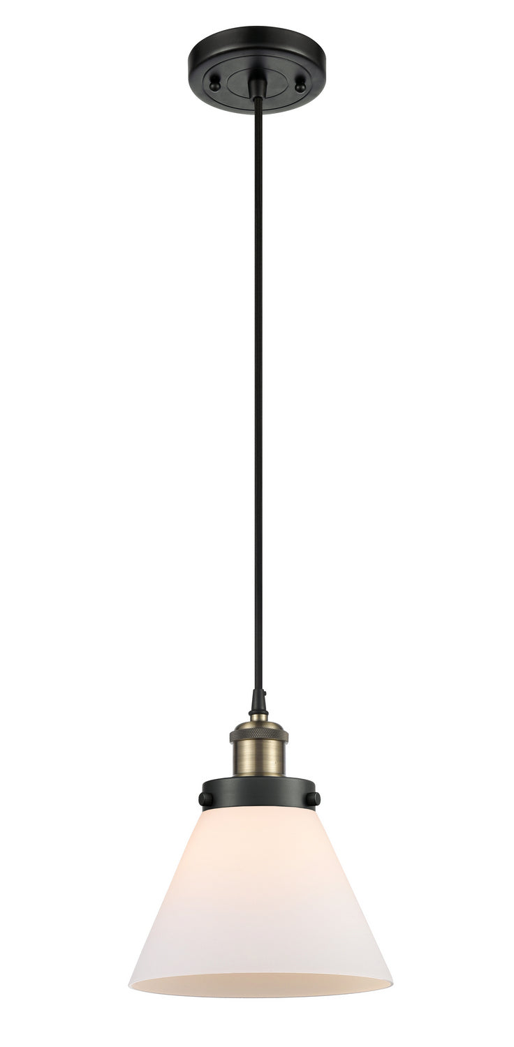 Innovations 916-1P-BAB-G41 One Light Mini Pendant, Black Antique Brass