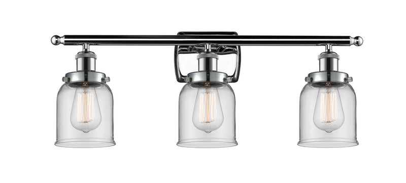 Innovations 916-3W-PC-G52 Three Light Bath Vanity, Polished Chrome