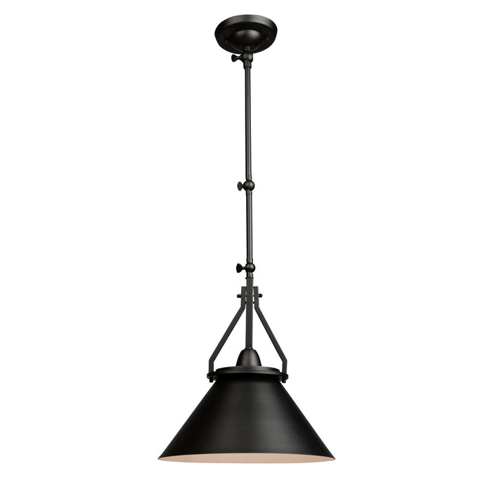 Artcraft AC11242BK One Light Sconce/Pendant, Black