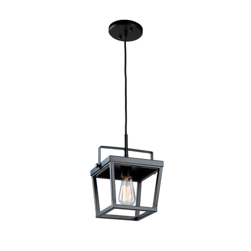 Artcraft AC11700BK One Light Pendant, Black