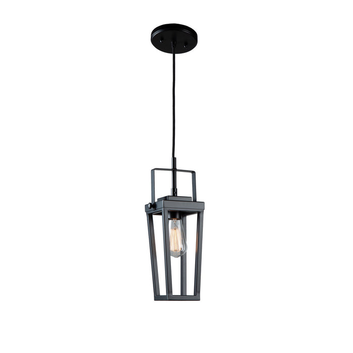 Artcraft AC11701BK One Light Pendant, Black