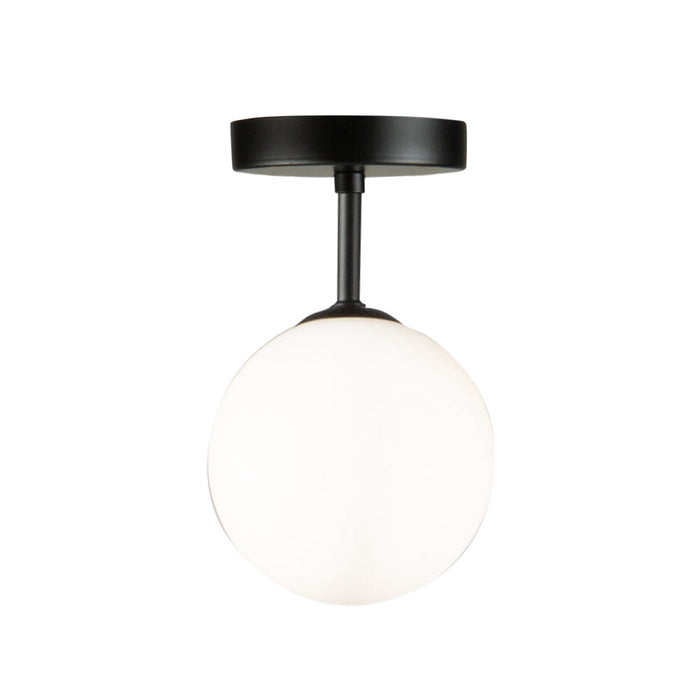 Artcraft AC6651BK LED Semi-Flush Mount, Semi Matte Black