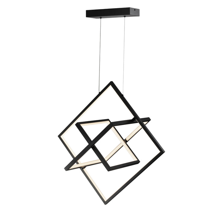 Artcraft AC7628BK LED Pendant, Black