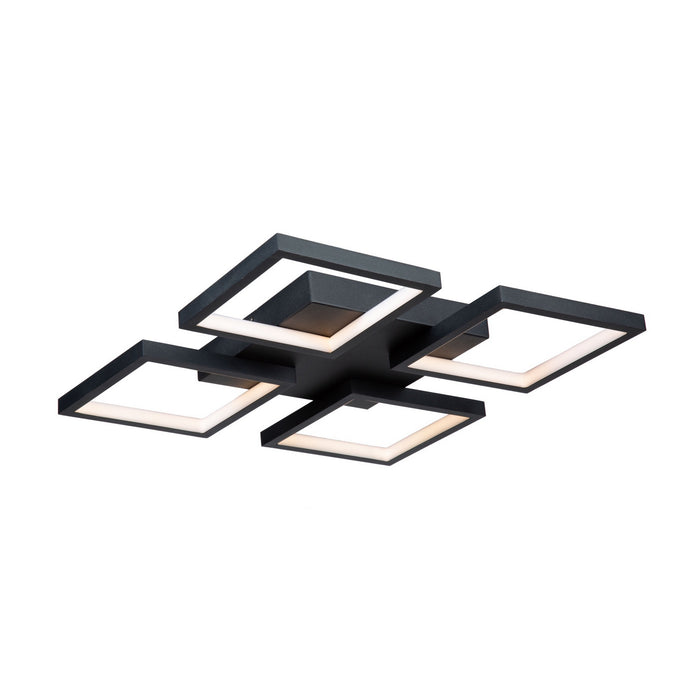 Artcraft AC7629BK LED Flush Mount, Black