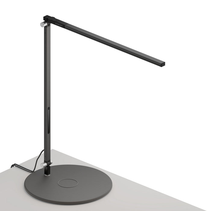 Koncept AR1000-CD-MBK-QCB LED Desk Lamp, Metallic black