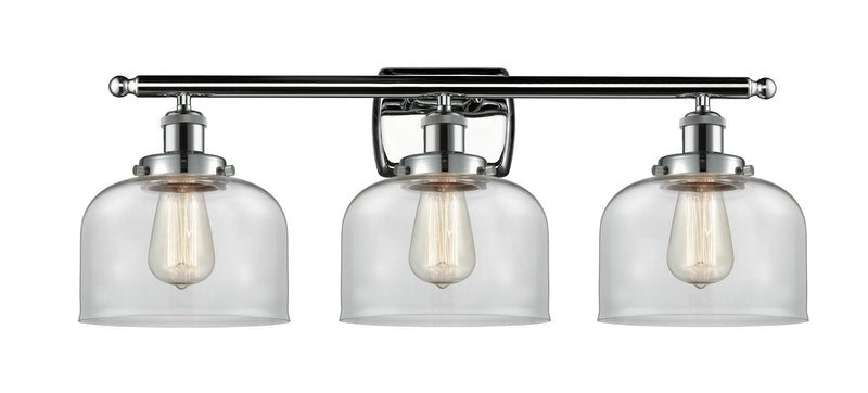 Innovations 916-3W-PC-G72 Three Light Bath Vanity, Polished Chrome