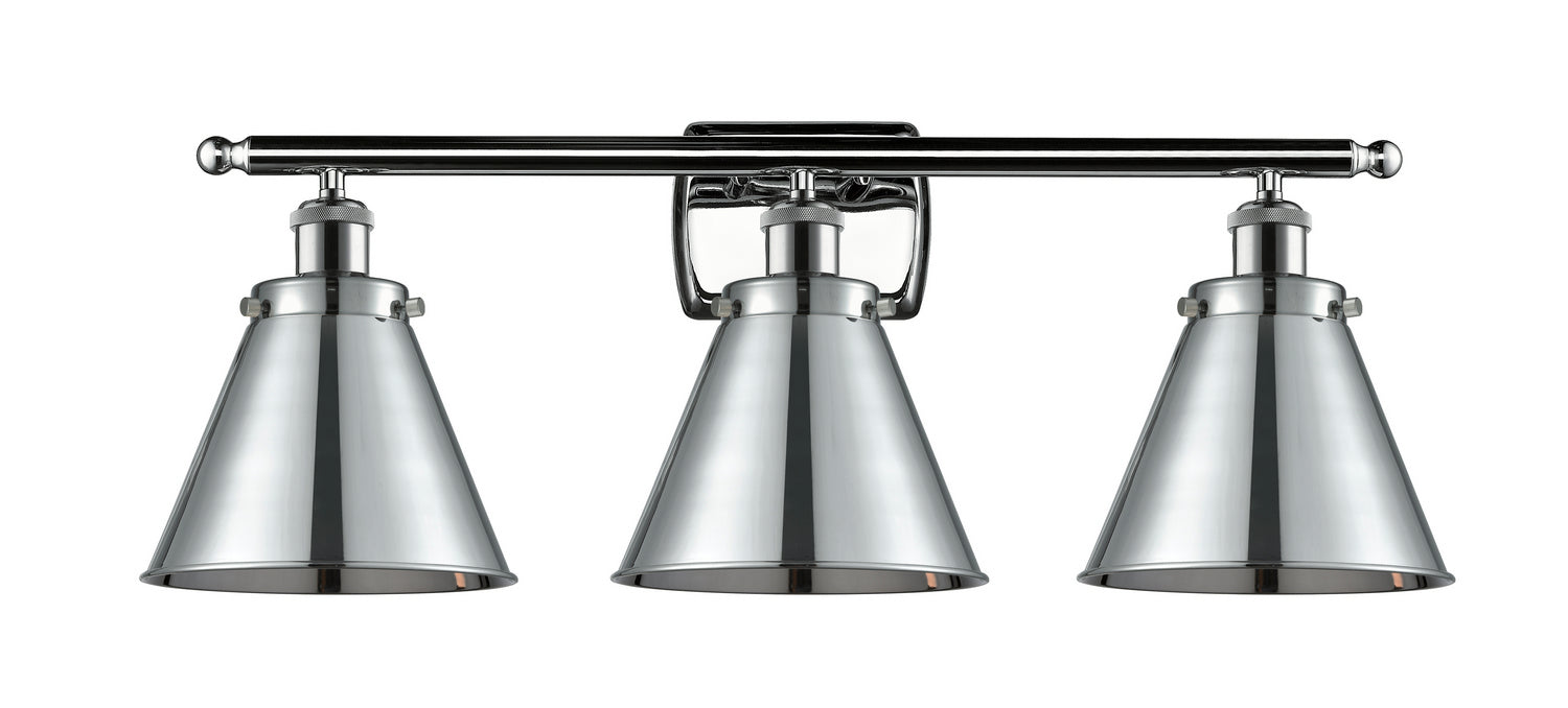 Innovations 916-3W-PC-M13-PC Three Light Bath Vanity, Polished Chrome