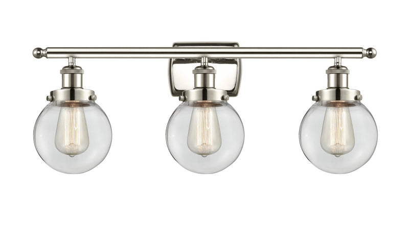 Innovations 916-3W-PN-G202-6-LED LED Bath Vanity, Polished Nickel