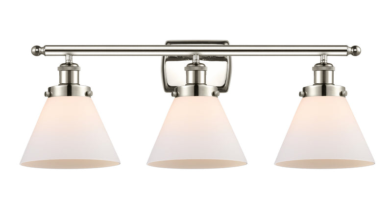Innovations 916-3W-PN-G41 Three Light Bath Vanity, Polished Nickel