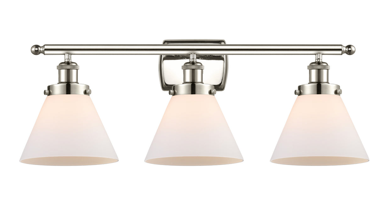 Innovations 916-3W-PN-G41 Three Light Bath Vanity, Polished Nickel