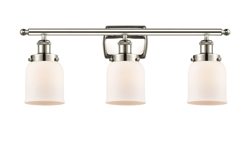 Innovations 916-3W-PN-G51 Three Light Bath Vanity, Polished Nickel