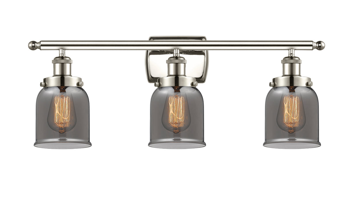 Innovations 916-3W-PN-G53 Three Light Bath Vanity, Polished Nickel