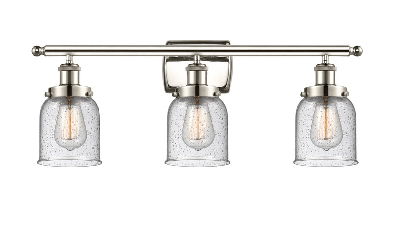 Innovations 916-3W-PN-G54 Three Light Bath Vanity, Polished Nickel