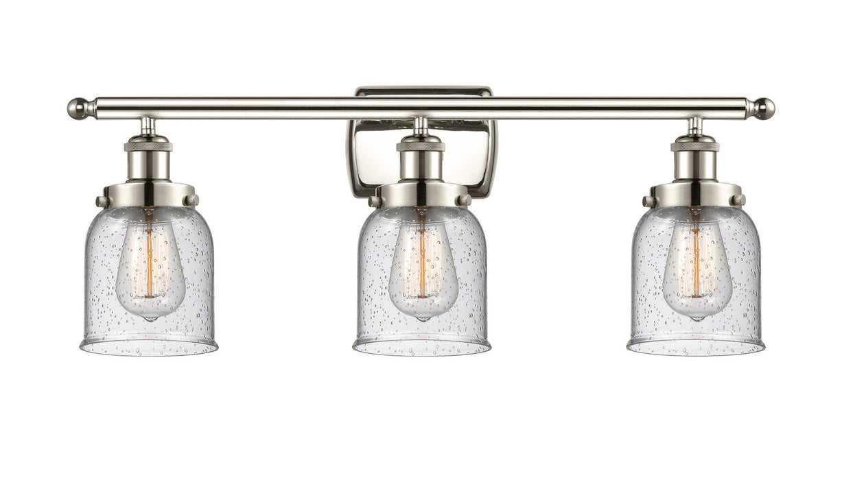 Innovations 916-3W-PN-G54 Three Light Bath Vanity, Polished Nickel