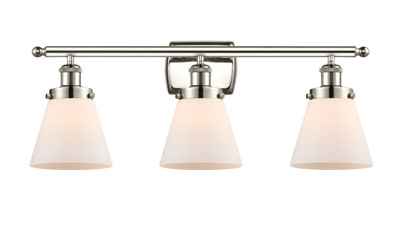 Innovations 916-3W-PN-G61 Three Light Bath Vanity, Polished Nickel