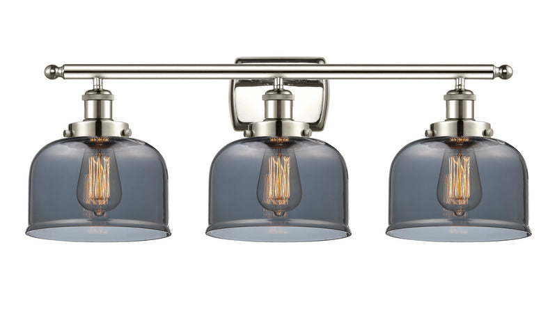 Innovations 916-3W-PN-G73 Three Light Bath Vanity, Polished Nickel