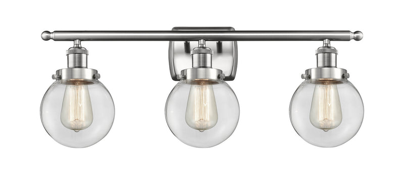 Innovations 916-3W-SN-G202-6-LED LED Bath Vanity, Brushed Satin Nickel