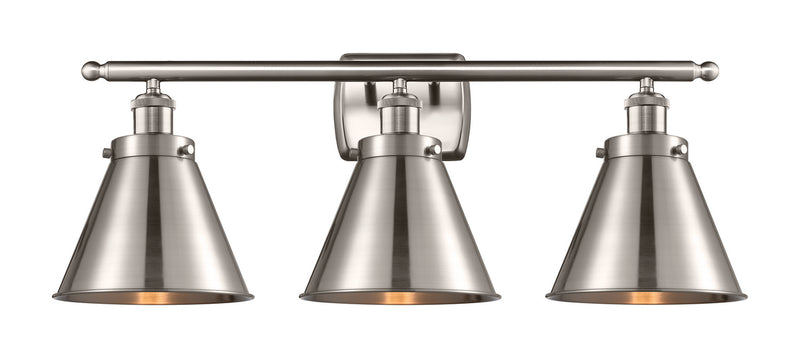 Innovations 916-3W-SN-M13-SN-LED LED Bath Vanity, Brushed Satin Nickel
