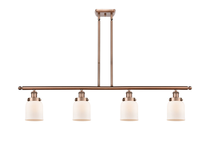 Innovations 916-4I-AC-G51 Four Light Island Pendant, Antique Copper