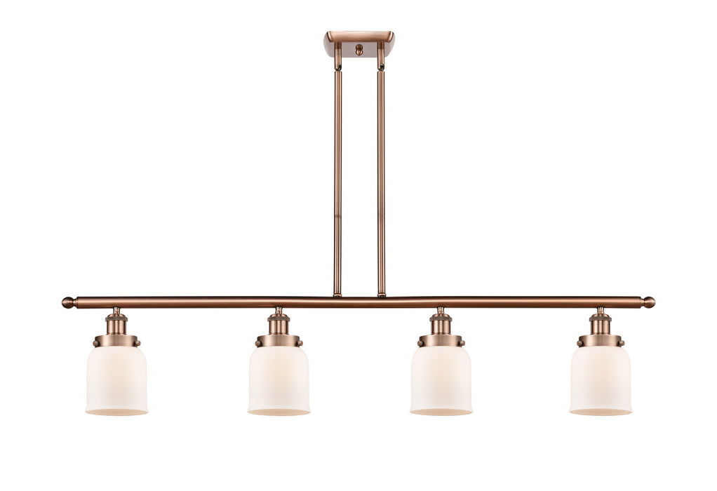 Innovations 916-4I-AC-G51 Four Light Island Pendant, Antique Copper