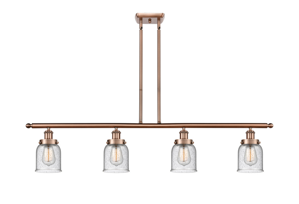 Innovations 916-4I-AC-G54-LED LED Island Pendant, Antique Copper