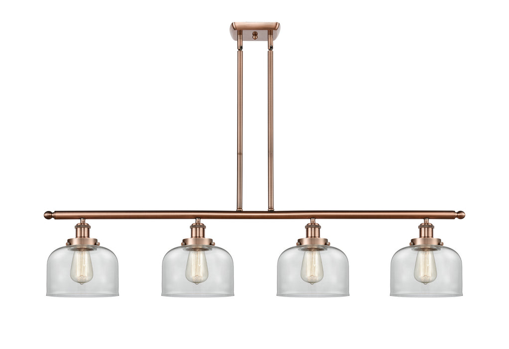 Innovations 916-4I-AC-G72 Four Light Island Pendant, Antique Copper