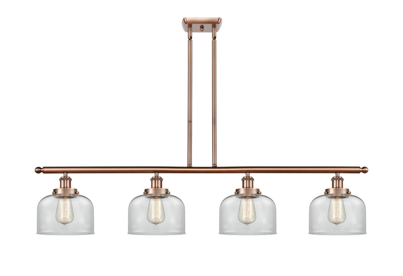 Innovations 916-4I-AC-G72-LED LED Island Pendant, Antique Copper