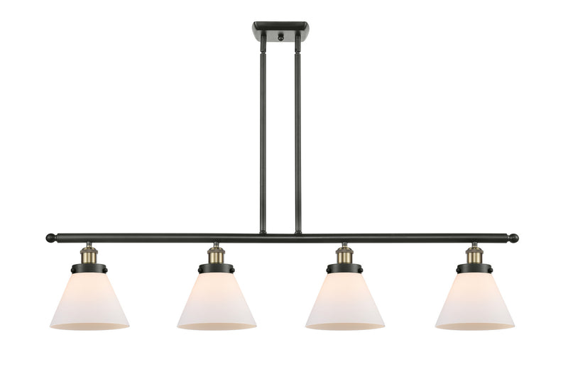 Innovations 916-4I-BAB-G41 Four Light Island Pendant, Black Antique Brass