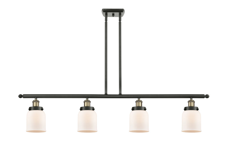 Innovations 916-4I-BAB-G51 Four Light Island Pendant, Black Antique Brass