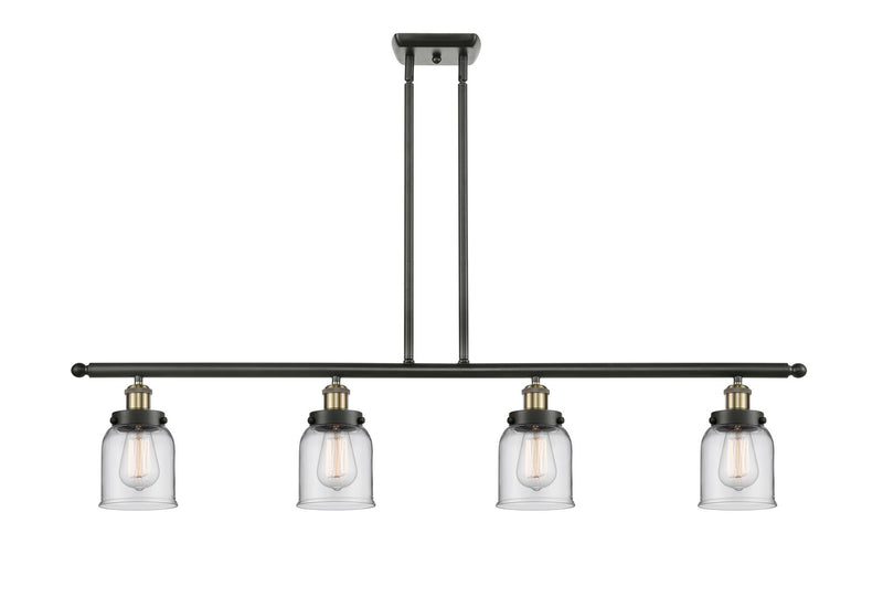 Innovations 916-4I-BAB-G52 Four Light Island Pendant, Black Antique Brass