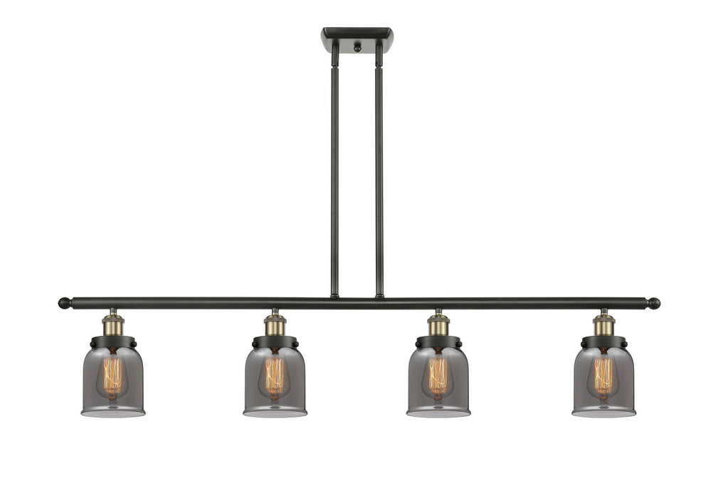 Innovations 916-4I-BAB-G53 Four Light Island Pendant, Black Antique Brass