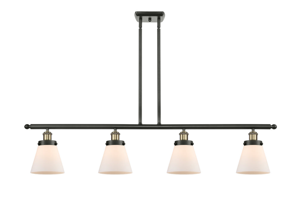 Innovations 916-4I-BAB-G61 Four Light Island Pendant, Black Antique Brass