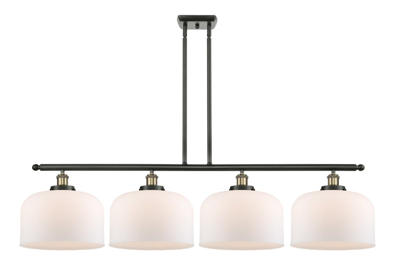 Innovations 916-4I-BAB-G71-L Four Light Island Pendant, Black Antique Brass